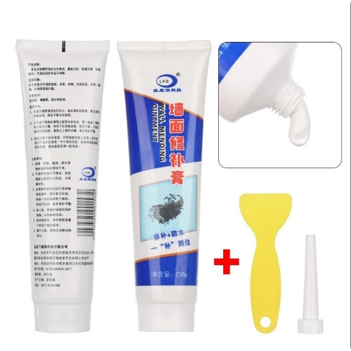 Keo vá tường chống thấm , trét lấp vết nứt, vỡ, lủng lỗ tường đa năng No.101186
