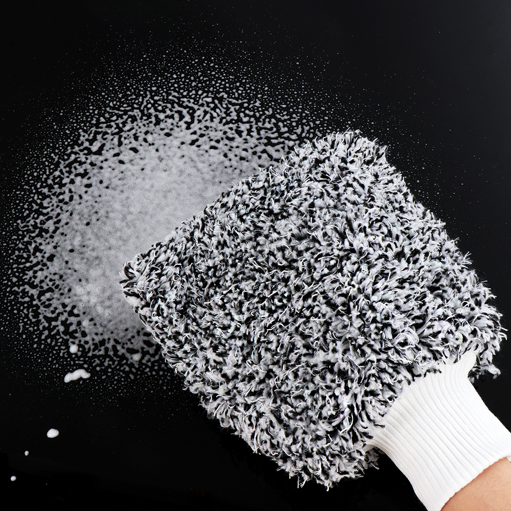 Găng Tay Xốp Mềm Mật Độ Cao Vệ Sinh Xe Hơi Đa Màu