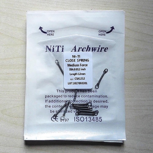 Lò so đẩy, lò so kéo dùng trong chỉnh nha, nha khoa
