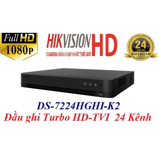 Đầu ghi hình 24 kênh Hikvision DS-7224HGHI-K2
