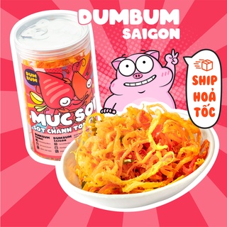 Mực sợi sốt chanh Tomyum cay đồ ăn vặt DumBum Sài Gòn 220g