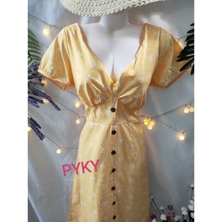 🌺DTB195101246 ĐẦM MAXI HOA ĐÍNH NÚT🌺