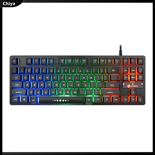 Bàn Phím Cơ Gaming K87 87 Phím Có Đèn Nền Rgb Dành Cho Game Thủ