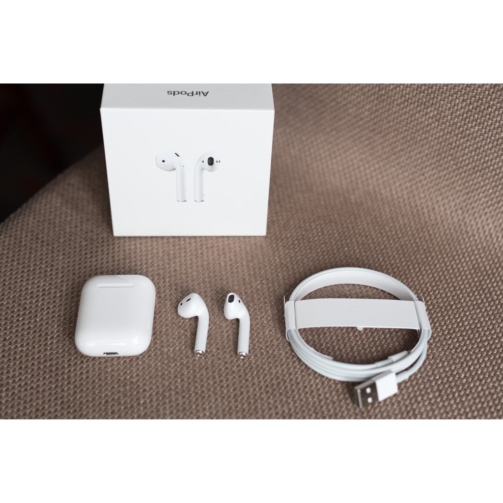 Tai nghe Bluetooth không dây Airpods 2 nguyên seal fullbox bảo hành 6 tháng 1 đổi 1 | BigBuy360 - bigbuy360.vn