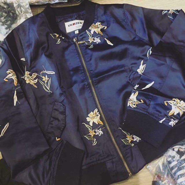 Bomber thêu