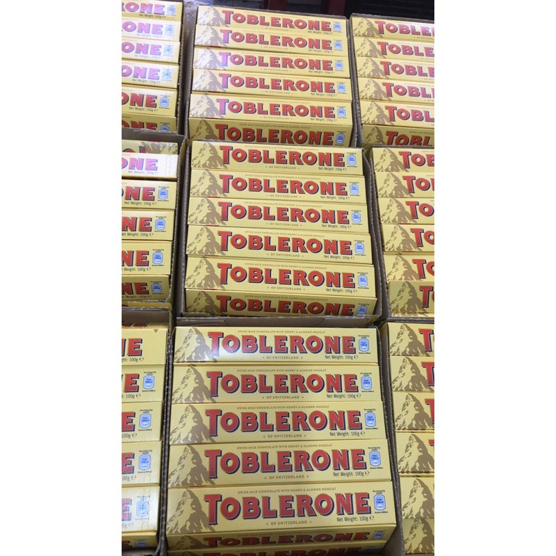 [BÁN SỈ] 40K/ THANH => COMBO 20 THANH TOBLERONE MILK ALMOND THUỴ SĨ- DATE 06/2022