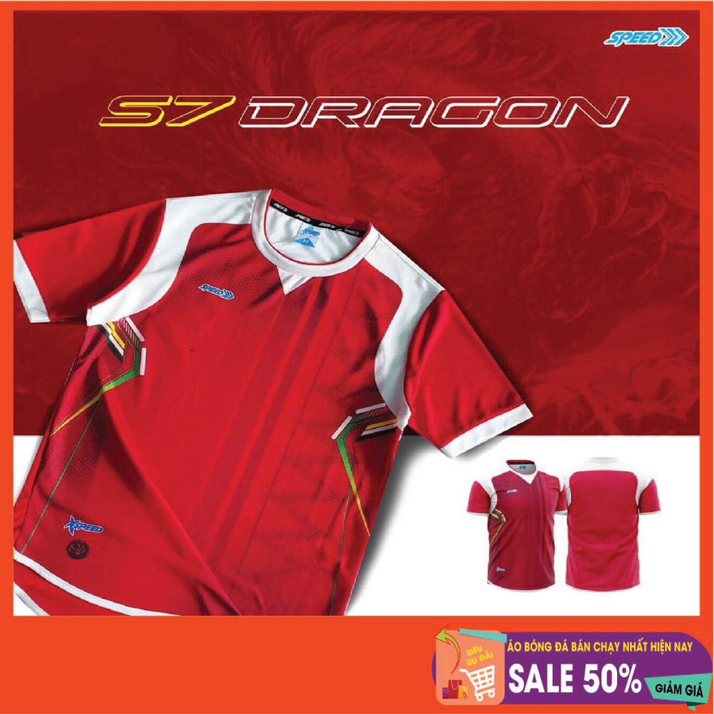 Bộ quần áo thể thao, Bộ áo bóng đá không logo Speed S7 sẵn kho, giá tốt