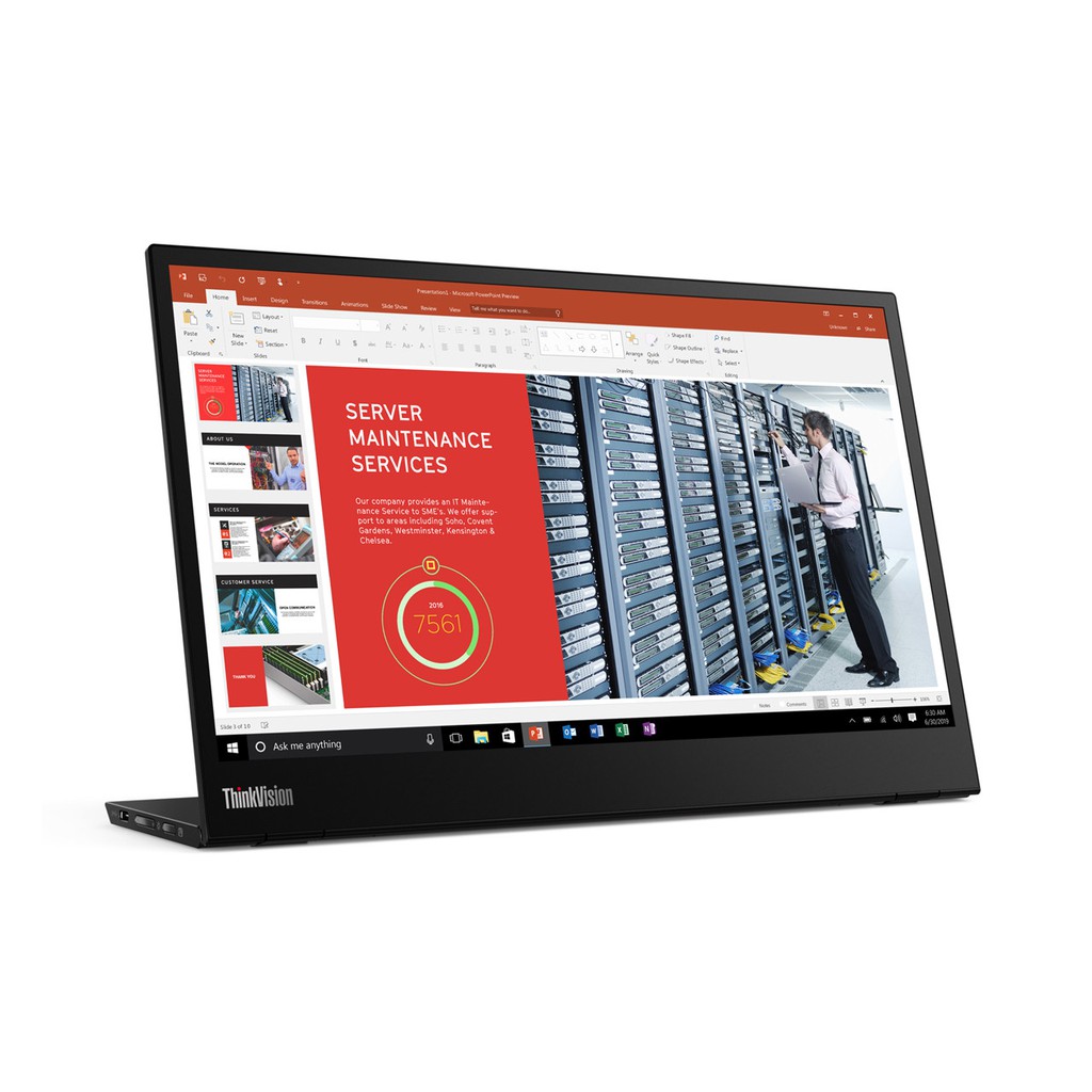 Màn hình Lenovo ThinkVision M14 M15 (61DDUAR6WW) 14 inch - Màn hình di động BH 36T