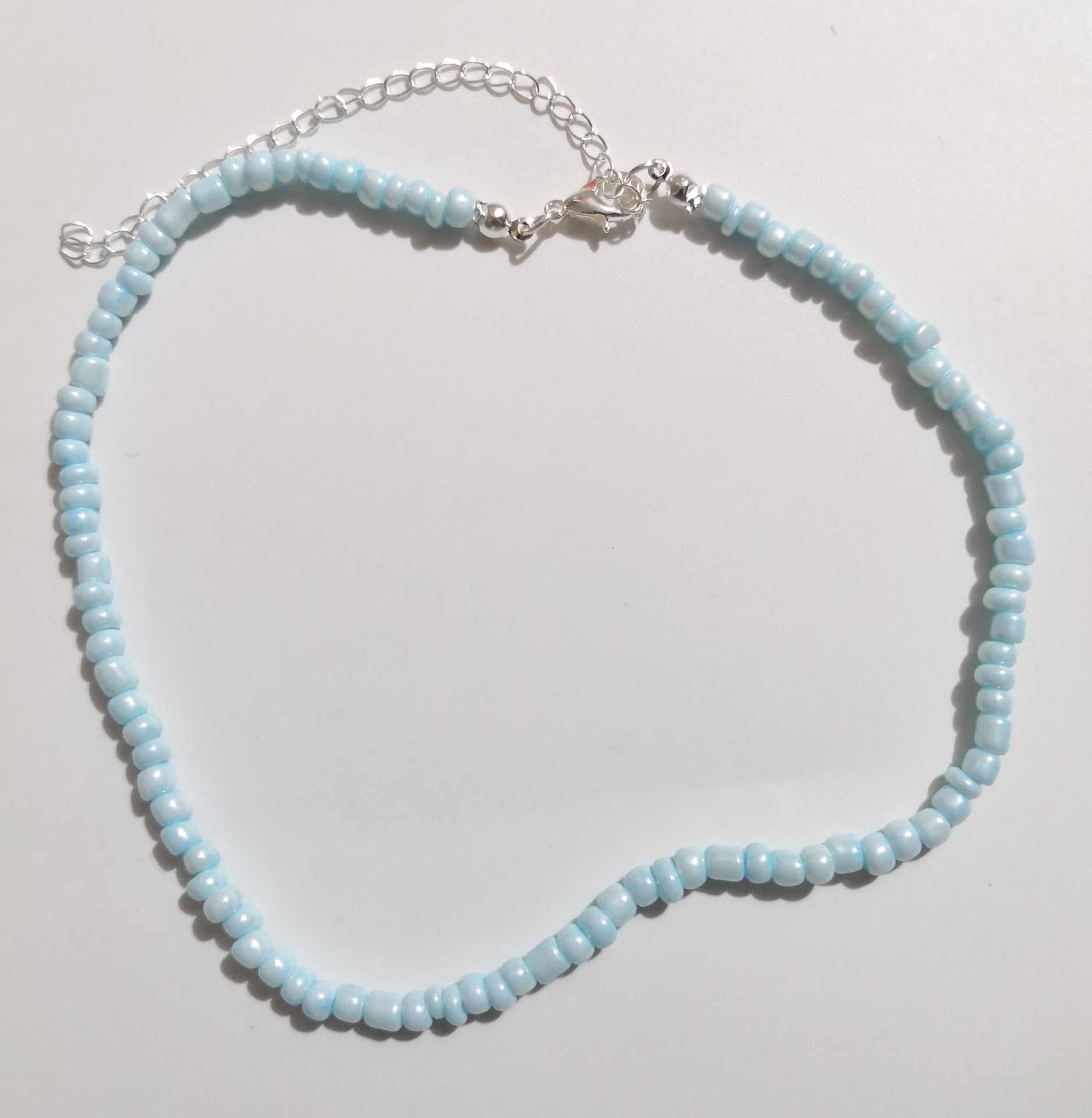♥ RT✨ Bohemian short neckline Choker handmade colorful rice Bead Necklace