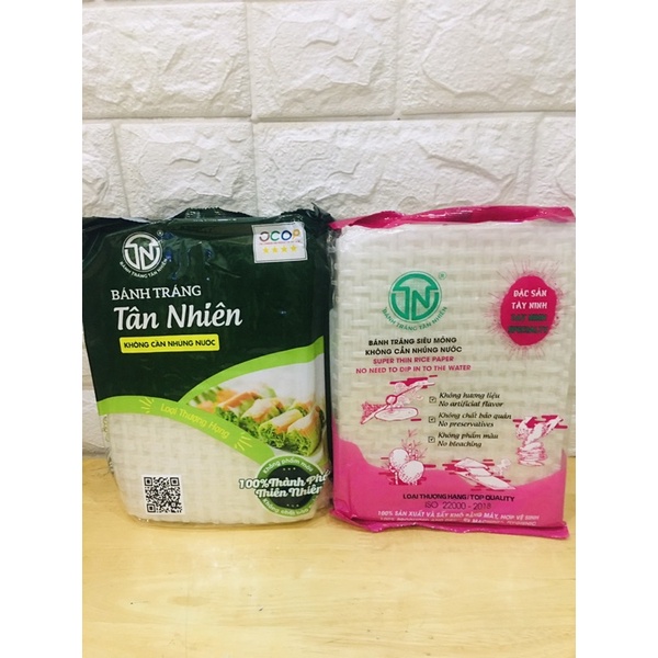 BÁNH TRÁNG TÂN NHIÊN LOẠI THƯỢNG HẠNG SIÊU MỎNG KHÔNG CẦN NHÚNG NƯỚC TL 400G