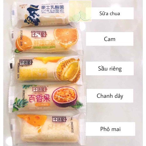 [Mã 267FMCGSALE giảm 8% đơn 500K] MIX Bánh sữa chua mini pocket đủ mùi