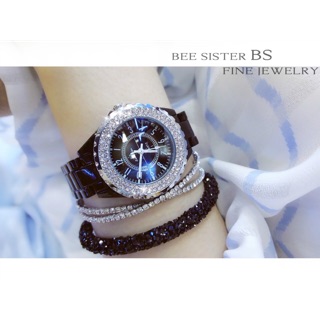 Đồng hồ nữ bs - 001 beesister dây đá sứ