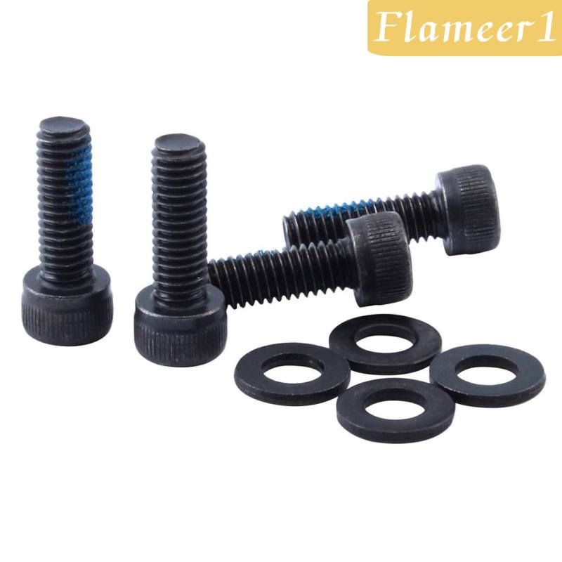 Set 1 Ốc Vít Kim Loại Gắn Đĩa Phanh Xe Đạp M6X18 mm