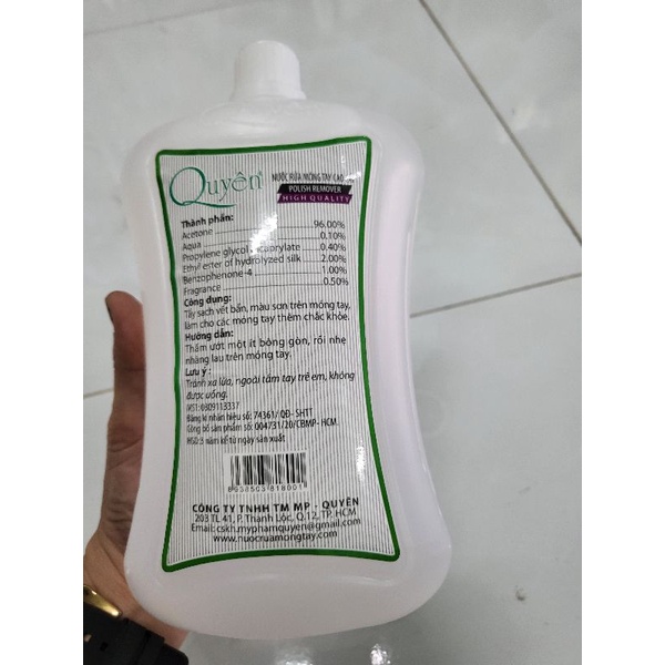 NƯỚC RỬA MÓNG TAY QUYÊN