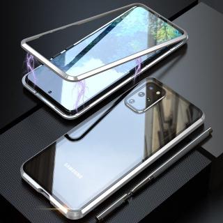 Ốp điện thoại mặt kính cường lực viền kim loại từ tính cho OPPO A92 A52 A31 A91 A7 A5s A3s F11 Pro F11 Pro