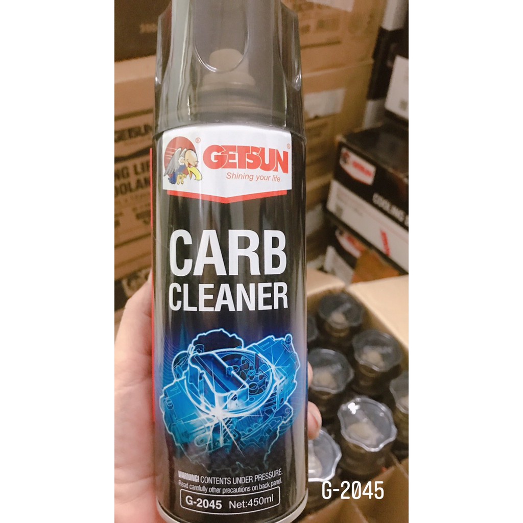 [G-2045] Bình vệ sinh cao cấp bộ chế hòa khí xe ô tô, xe máy Getsun Carb Cleaner