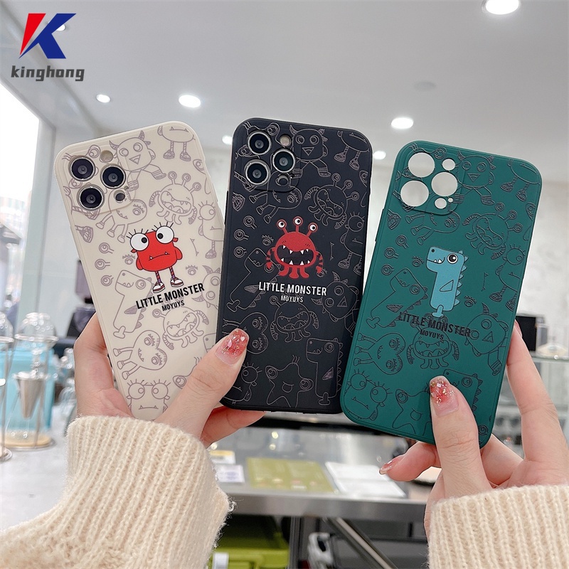 Ốp Điện Thoại Mềm Hình Quái Vật Cho Samsung A51 A32 A52 A12 A10S A50 A20S J2 J7 Prime A02S A20 A72 A50S A10 A30S A52S A30 M12 M10 M01S A54 A15 A16 A9 A5 Y12 Y20 A12