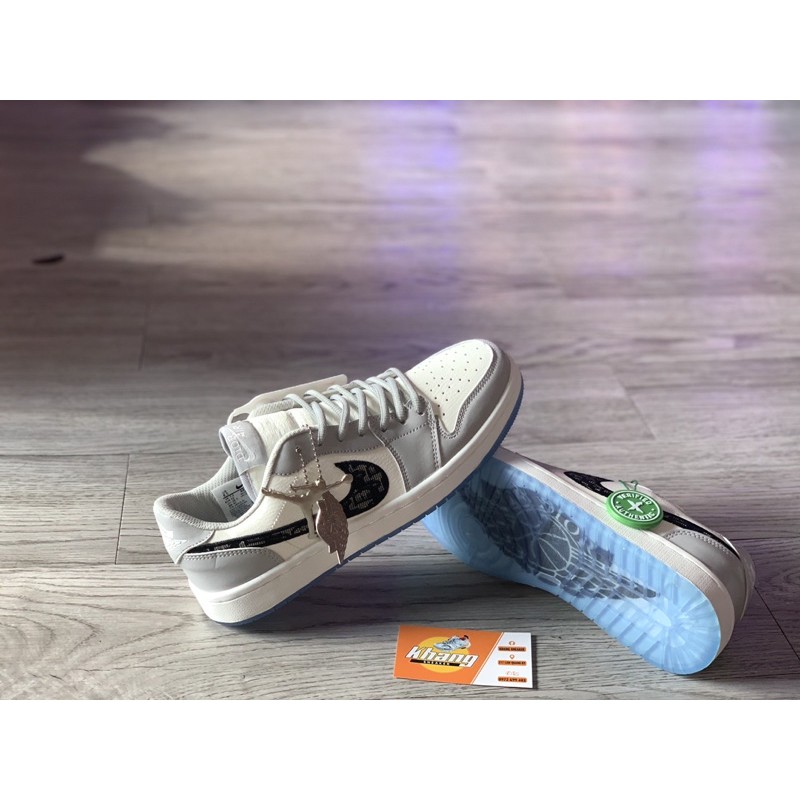 [FREESHIP + TẶNG VỚ + BẢO VỆ HỘP] GIÀY THỂ THAO NI.KE AIR JD DI.OR LOW 1:1