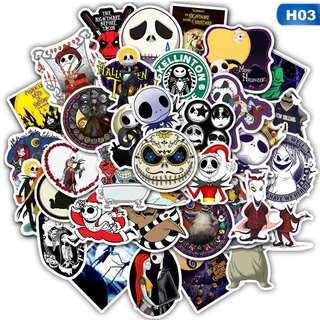 Bộ 50 Sticker Dán Trang Trí Halloween