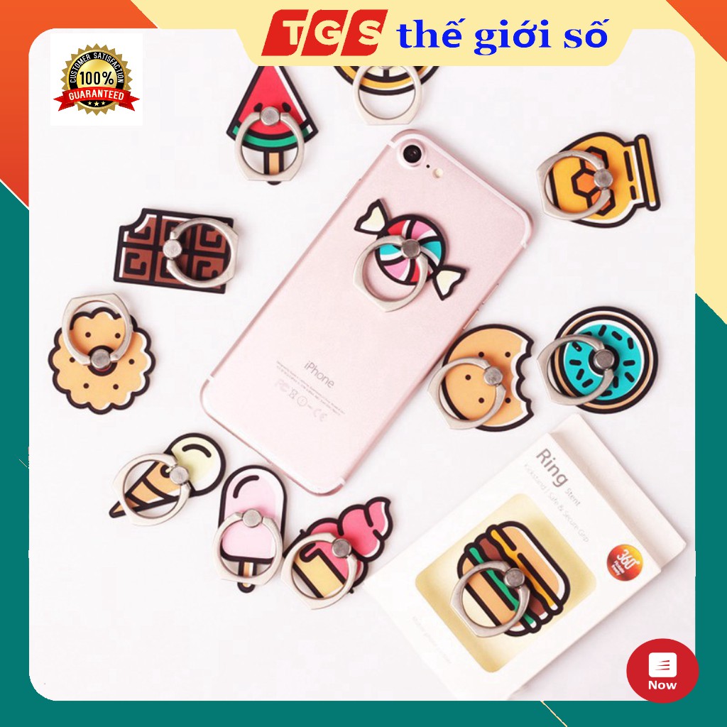 Iring Giá Đỡ Điện Thoại Chiếc Nhẫn Icon Bánh Kẹo hình thú Siêu dễ thương | BigBuy360 - bigbuy360.vn