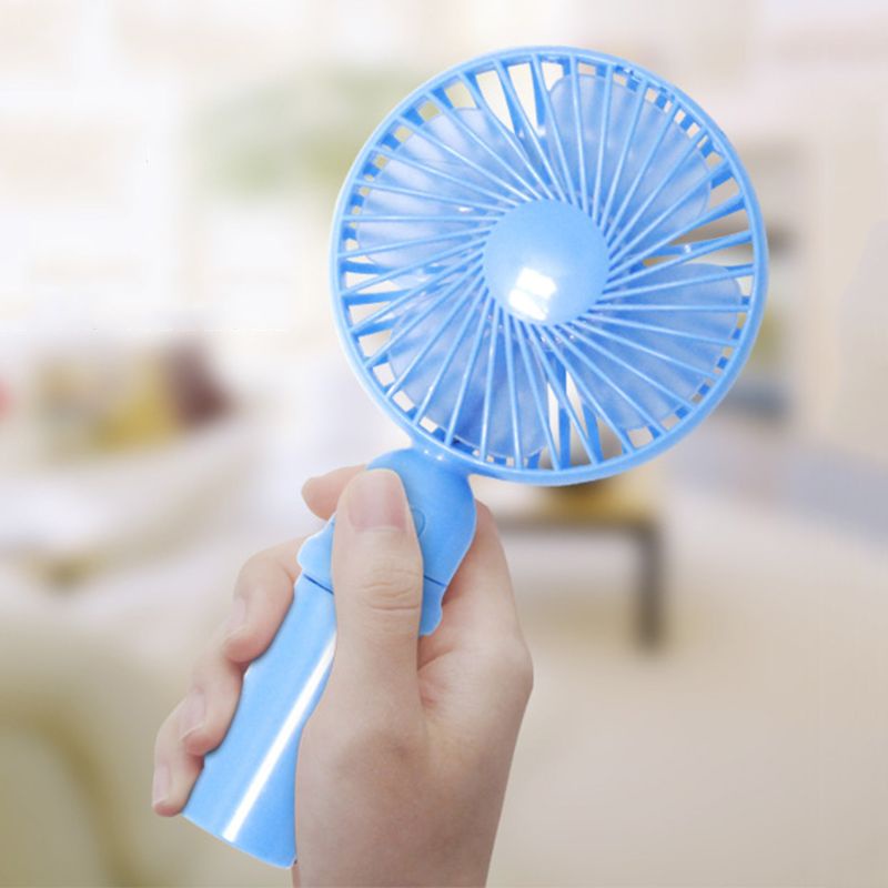 Quạt Mini Cầm Tay 3 Tốc Độ Sạc USB Có Thể Gập Lại Cho Nhà / Văn Phòng