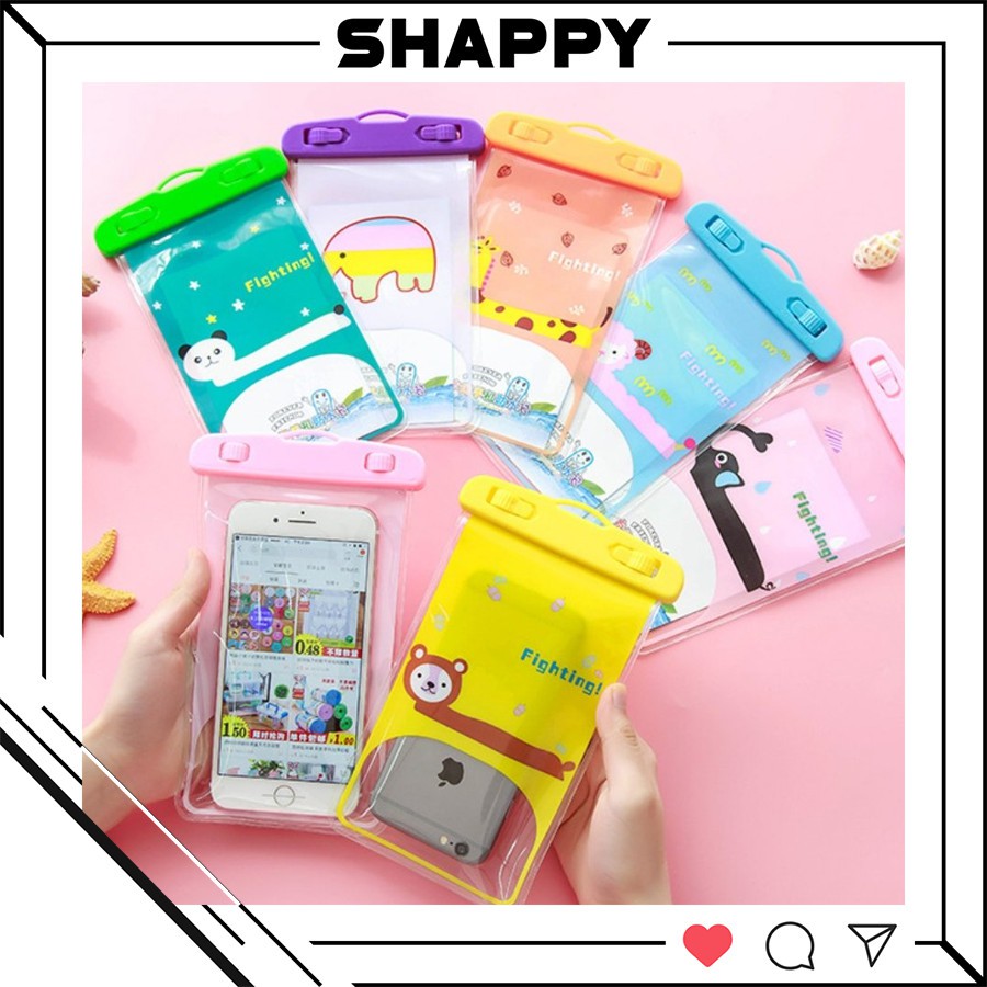 Túi Chống Nước Cho Điện Thoại Siêu Dễ Thương - Có Dây Đeo Kèm Theo [Shappy Shop]