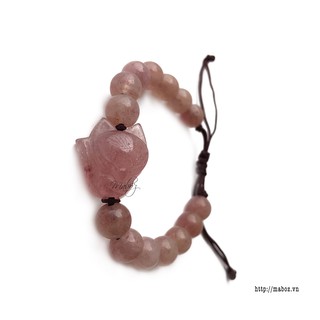 Vòng tay Hồ ly Thạch anh dâu tây | Strawberry Fox
