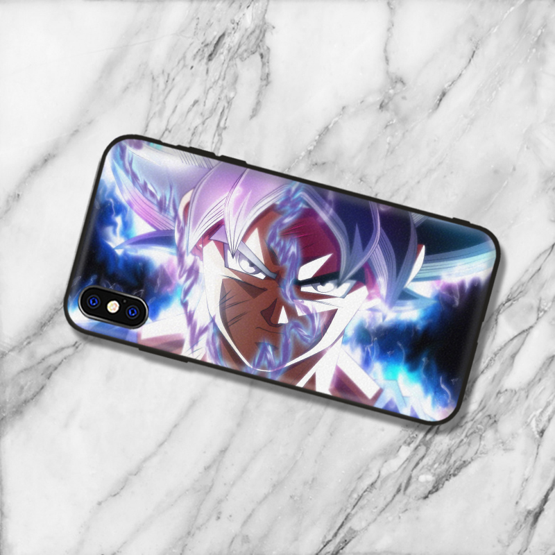 Ốp điện thoại mềm hình Dragon Ball Goku cho iPhone 4 4S 5 5S 5C SE SE2 2016 2020 6 6S Plus XR