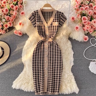 Váy len body cộc tay sang chảnh