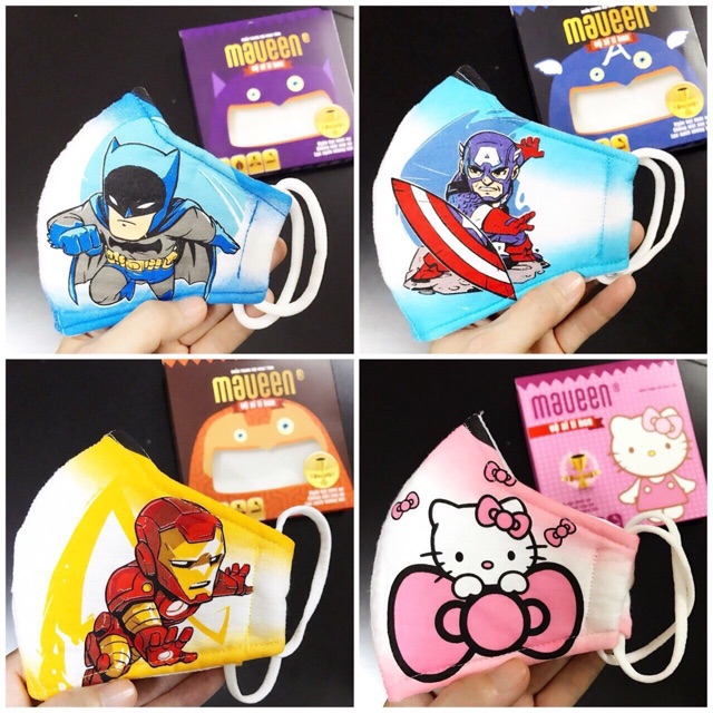 Khẩu trang Maveen bé trai, bé gái sz 2-14y | BigBuy360 - bigbuy360.vn