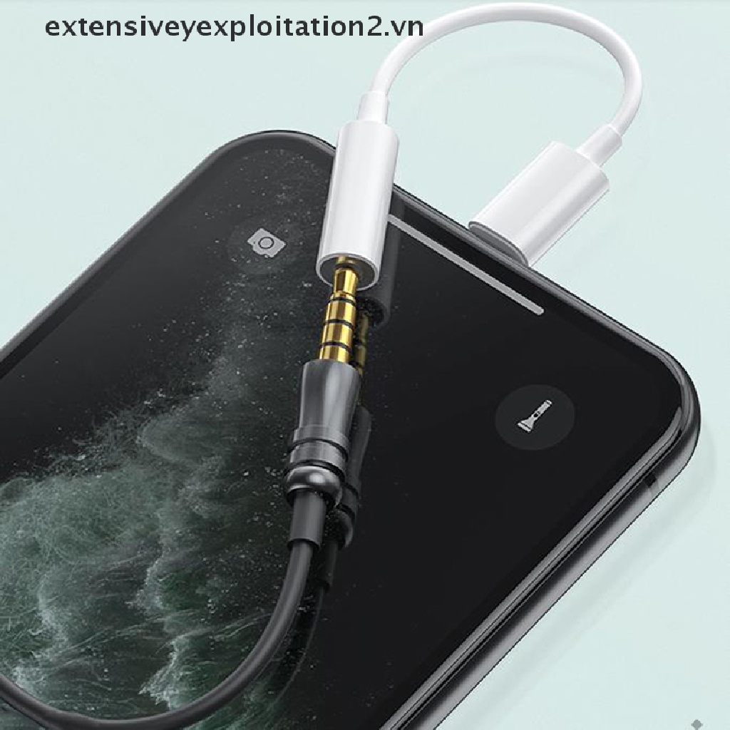 Set 2 dây cáp chuyển đổi âm thanh tai nghe cho iPhone