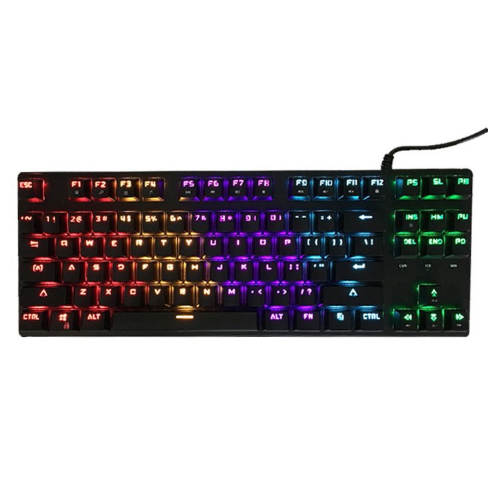 Bàn phím cơ Tenkeyless G-Net K87 Blue Switch I BH 12 Tháng chính hãng I Gaming Tenkeyless Keyboard GNET K87 Rainbow Led
