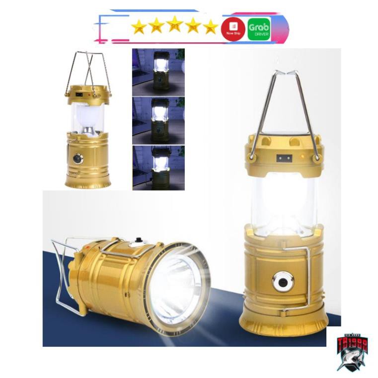 Đèn bão tích điện dùng pin sạc năng lượng mặt trời hai chức năng TB5800