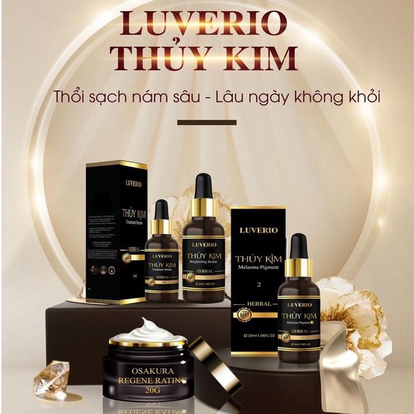 Thủy Kim Số 2 - Tinh Chất Nám Mụn Osakura Herbal 02 - Luverio Thuỷ Kim 2