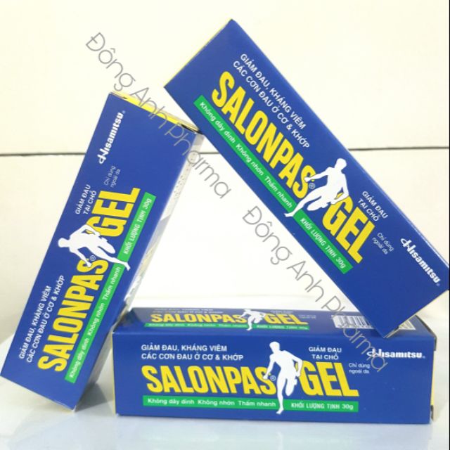 Salonpas Gel tuýp 30g - Đông Anh Pharma