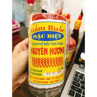 MẮM RUỐC HUẾ ĐẶC BIỆT NGUYÊN HƯƠNG - HỘP 400G