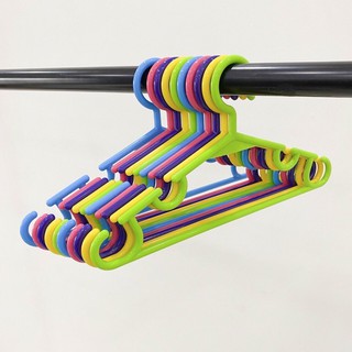 Set 5 cái móc treo quần áo nhựa trẻ em,móc phơi quần áo nhựa cao cấp