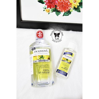 Nước hoa hồng se khít lỗ chân lông dickinson’s original witch hazel pore perfecting toner