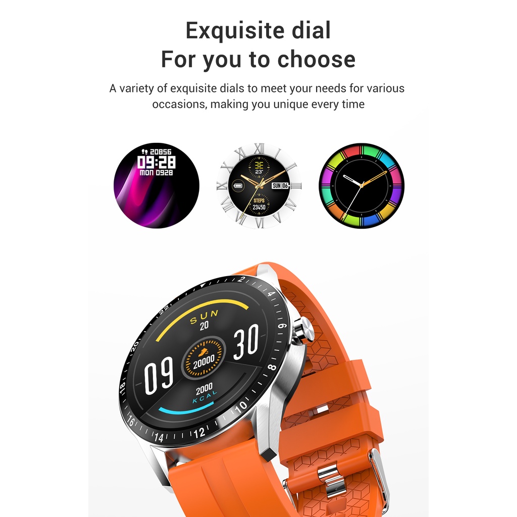 Đồng Hồ Thông Minh G20 Pro Kết Nối Bluetooth Màn Hình Cảm Ứng Tương Thích Với Điện Thoại Android iOS