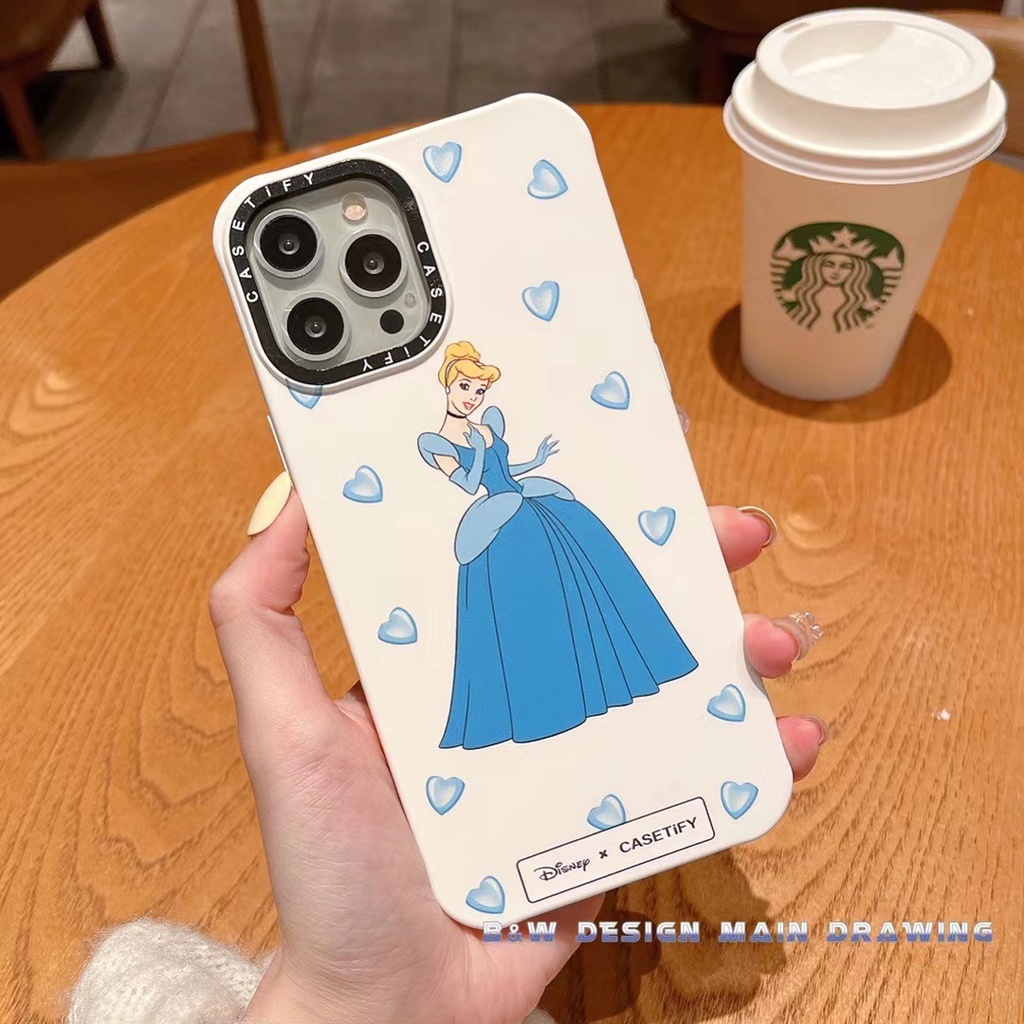 Ốp Điện Thoại Silicon Họa Tiết Hoạt Hình Công Chúa Dễ Thương Chống Sốc Cho iPhone 13 12 Pro MAX 11 Pro MAX X XR XS MAX 7 8 Plus