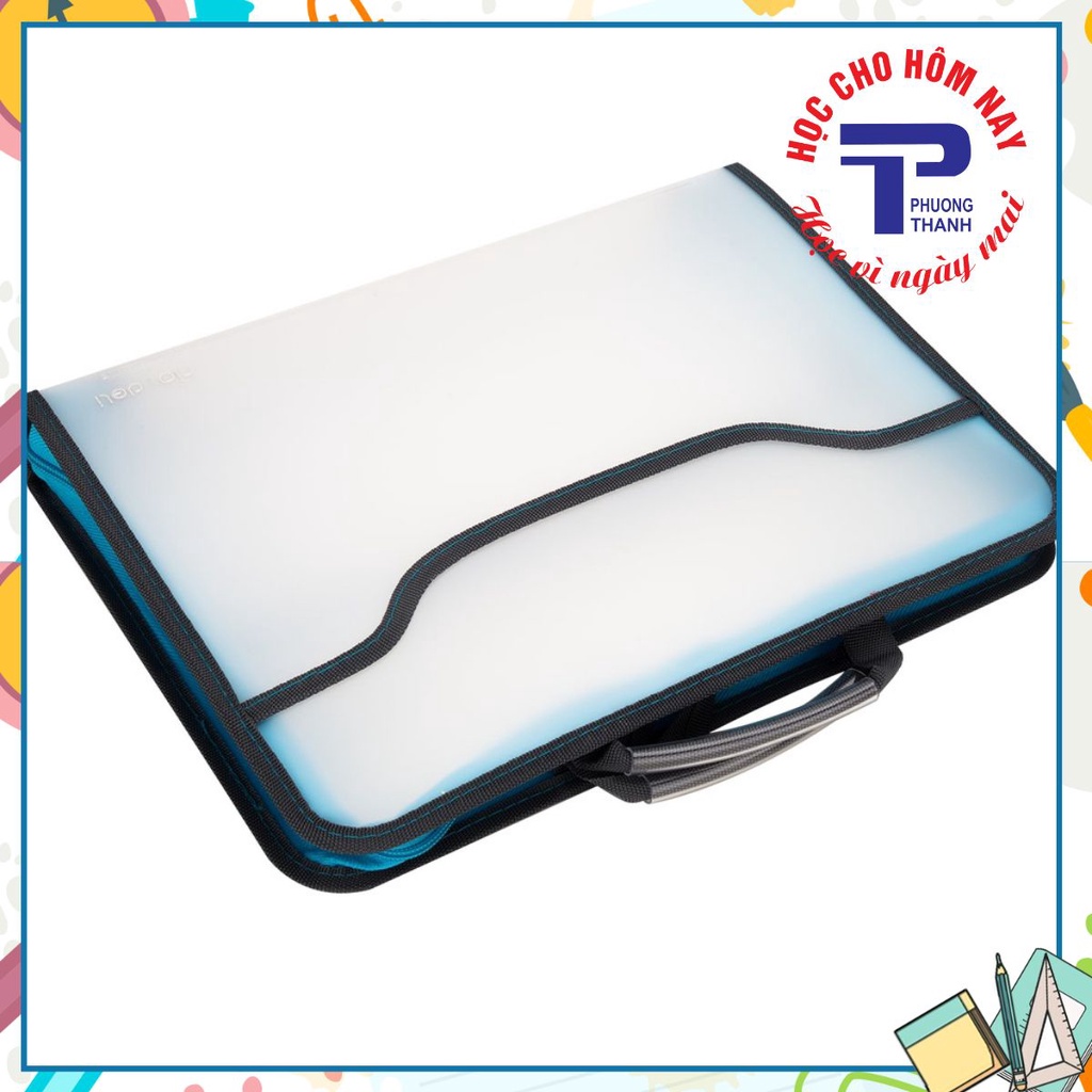 Cặp đựng tài liệu A4 Deli, Xanh biển, xanh lá, cam, đỏ tươi - 1 cái E38129 🔏 - 𝐕𝐏𝐏 𝐏𝐇𝐔𝐎𝐍𝐆𝐓𝐇𝐀𝐍𝐇 🔰