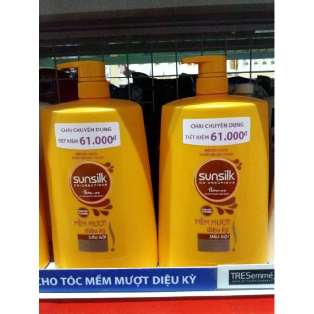 Dầu gội Sunsilk vàng mềm mượt diệu kì 1360ml