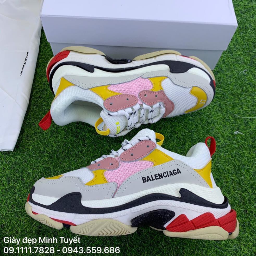 Giày Balenciaga_ TripleS_Hồng Vàng Sneaker Nữ chất lượng cao, giá rẻ tốt nhất thị trường toàn quốc Việt Nam -78h