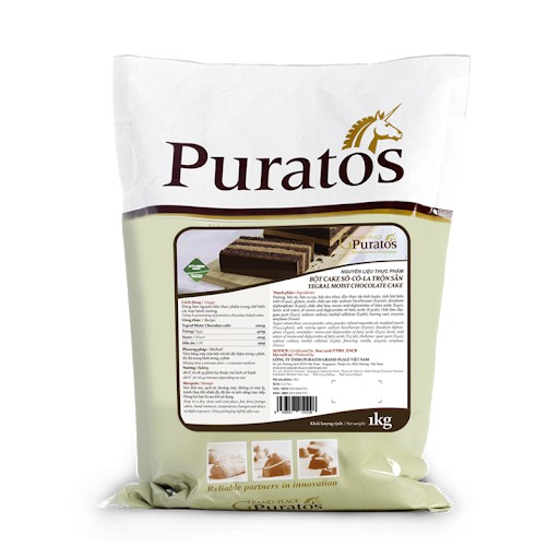 1kg Bột trộn sẵn Puratos - muffin Socola ẩm