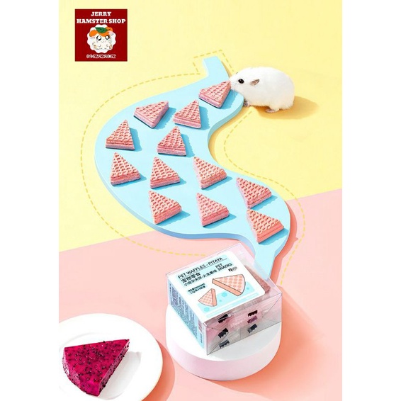[Yee]Bánh xốp Waffle cho hamster và thú cưng nhỏ