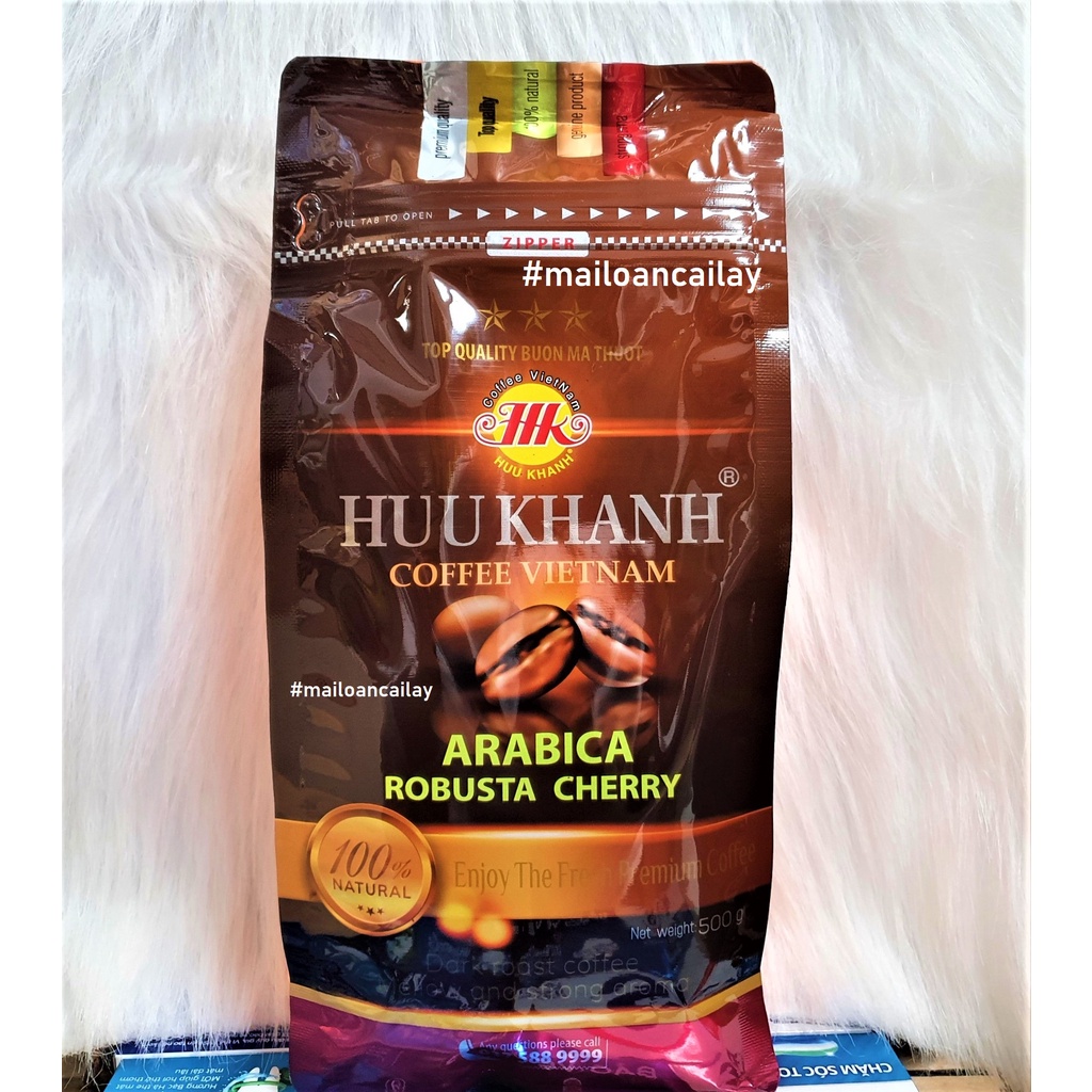 Cà phê bột Hữu Khánh - HK 3 Sao (500Gr)