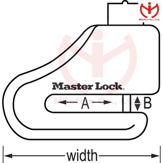 [Hỏa tốc HCM] Khóa phanh thắng đĩa xe máy Master Lock 8303 DPS+ - MSOFT