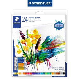 Màu nước ACRYLIC Staedtler cao cấp 8500 (12 màu và 24 màu )