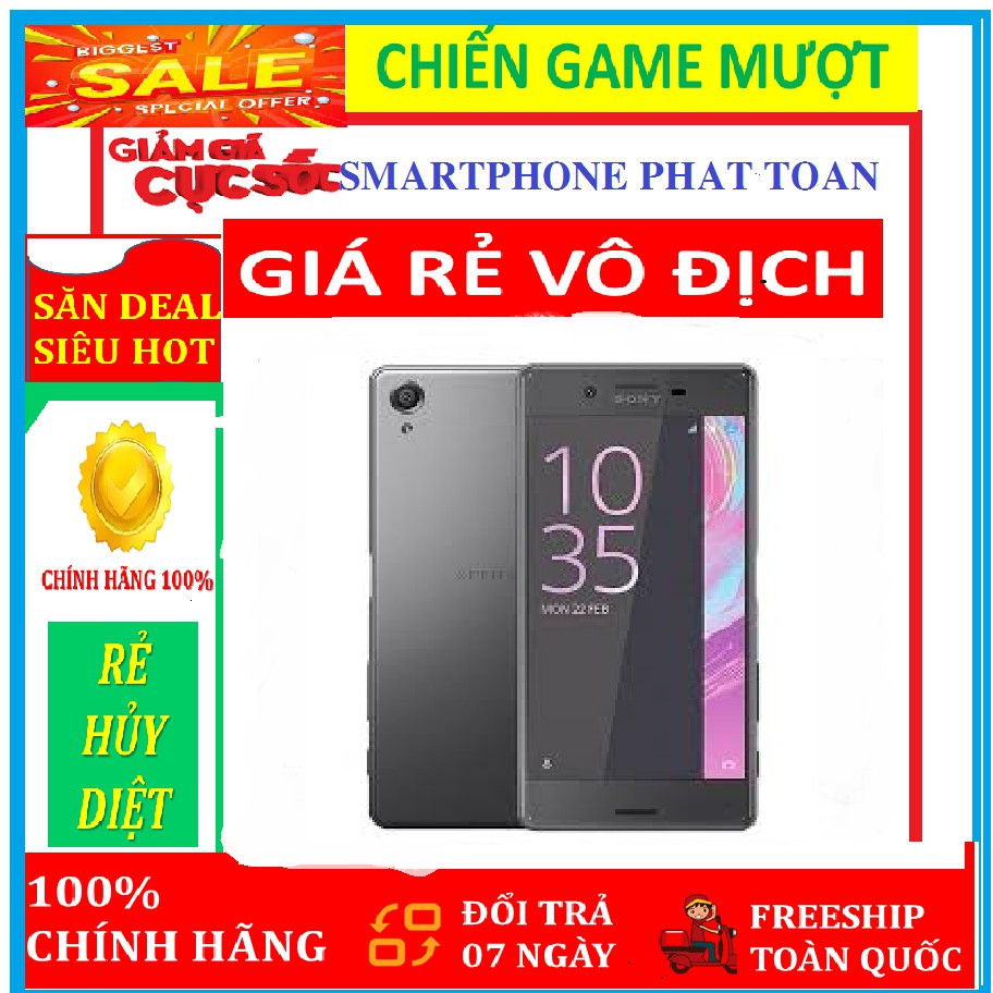 [RẺ VÔ ĐỊCH] điện thoại Sony Xperia X Performanace 32G ram 3G mới - CPU Snap 820 mạnh mẽ