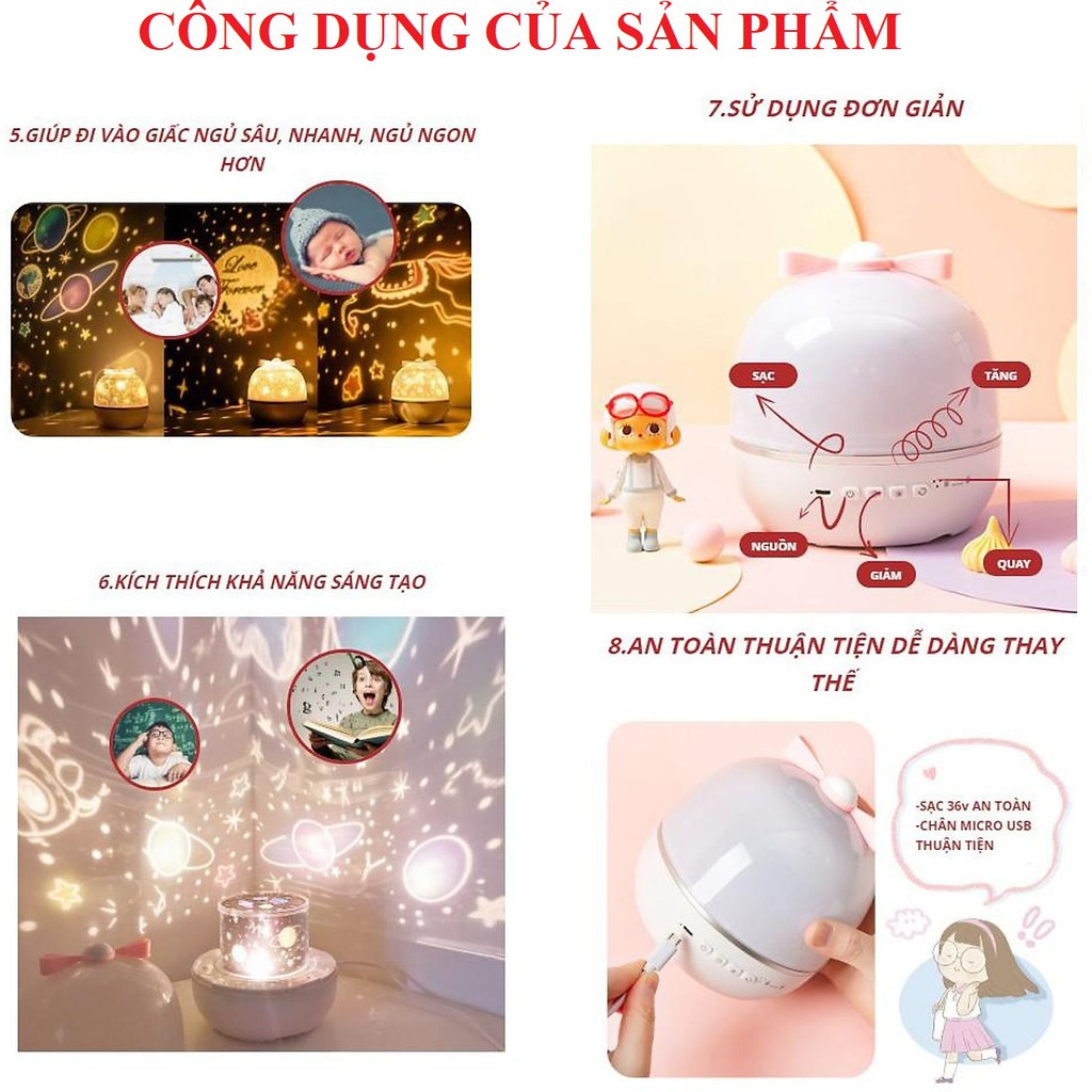 Đèn ngủ ngàn sao đèn ngủ chiếu sao chính hãng bảo hành 12 tháng | BigBuy360 - bigbuy360.vn
